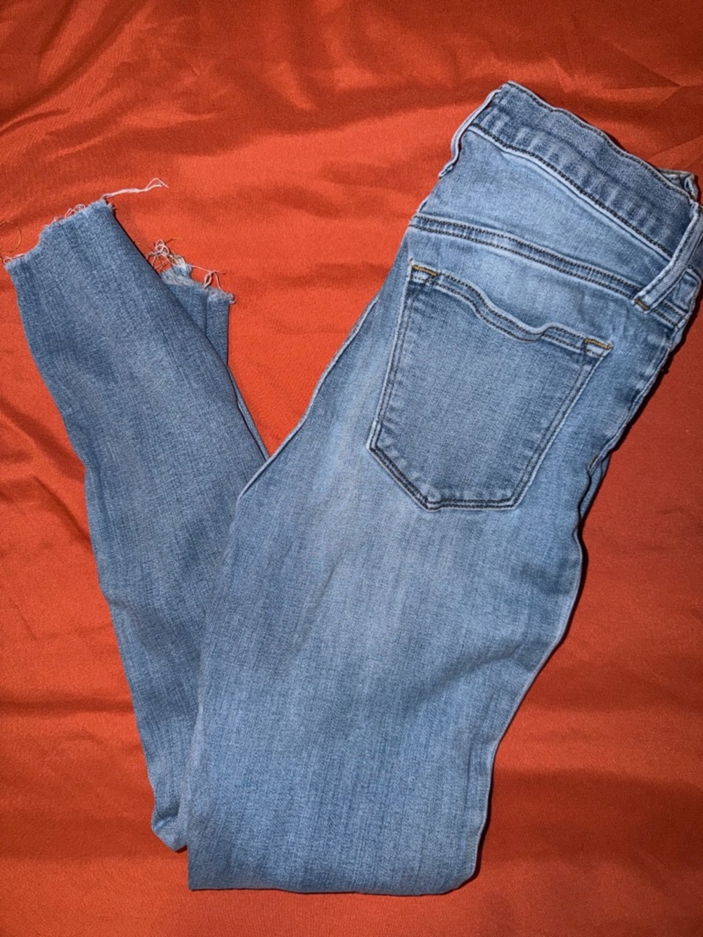 J. Crew Light Blue Skinny Jeans — Stretch Denim